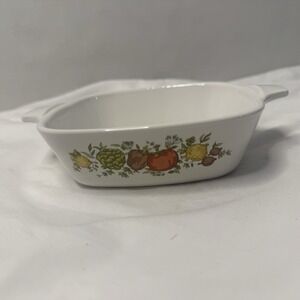 Vintage Corning Ware Spice Of Life P-41 B Casserole Dish 1 3/4 Cup  No Lid